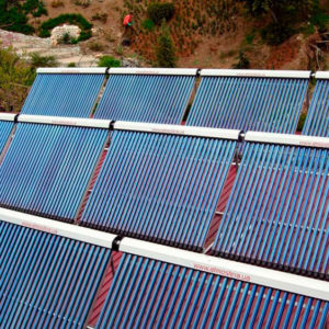 inclined solar array